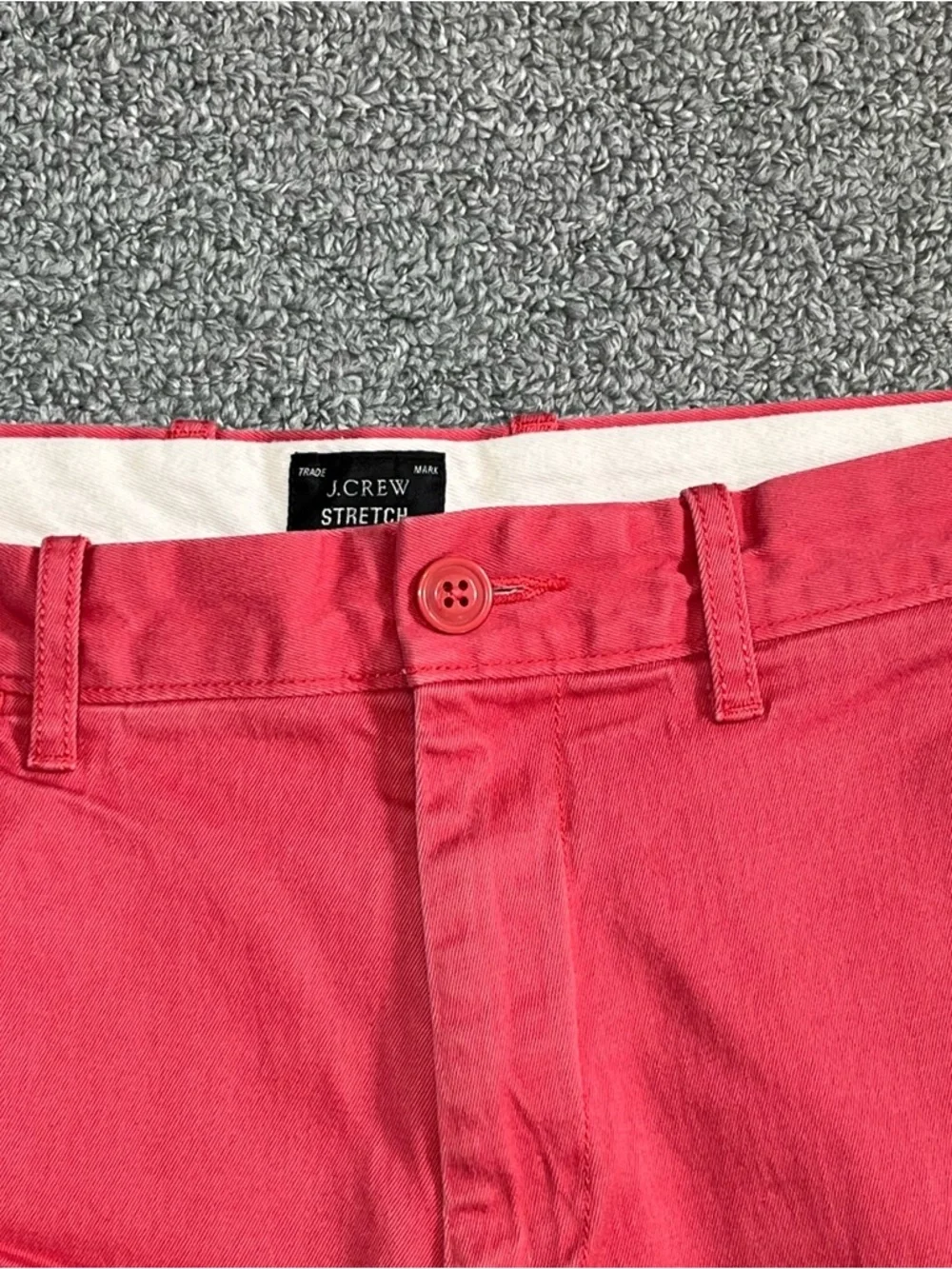 J. Crew 770 Straight Stretch Chino Pants Mens Size 32X29 Salmon Nautical Preppy
